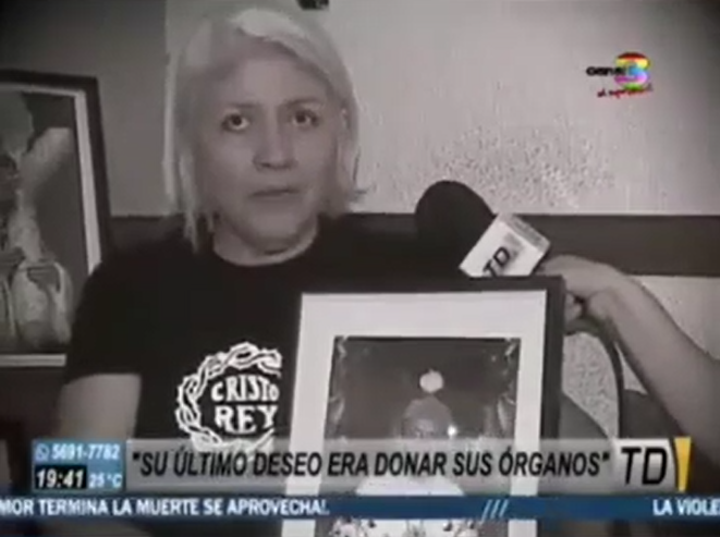 Entrevista a madre de donador